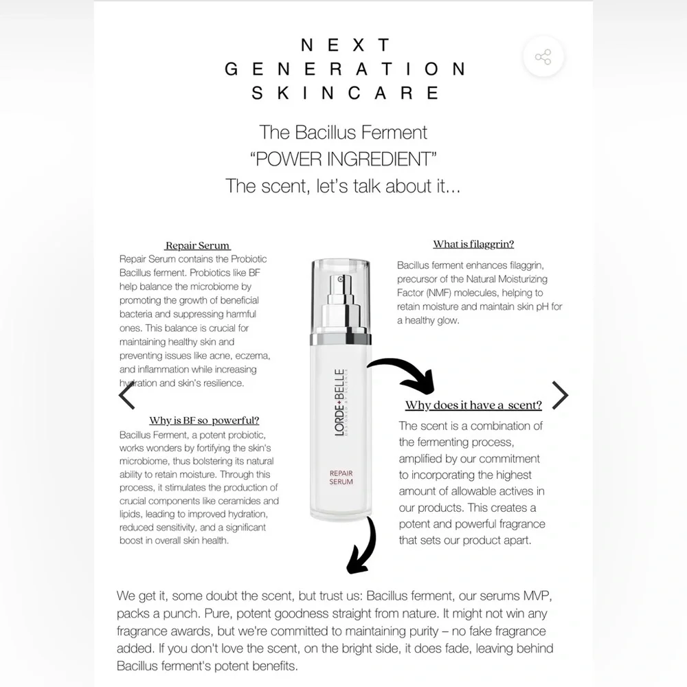 LORDE & BELLE Repair Serum - $129 Retail - NEW IN BOX - Picture 6 of 8